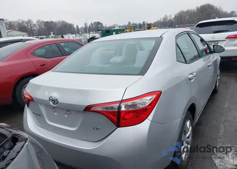 2016 Toyota Corolla Le z USA, uszkodzony, nr VIN 2T1BURHE8GC559863